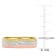 Men's  6mm Cubic Zirconia Matte Three Row Wedding Band in 10K 3-Tone Gold