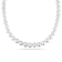 10 - 11 MM Freshwater Cultured Pearl Strand with Sterling Silver Ball Clasp
