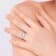 2 5/8 CT TGW Sky Blue Topaz and Morganite with 1/10 CT TW Diamond Toi et
Moi Ring in Sterling Silver
