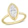 1 1/2 CT DEW Marquise-Shaped Lab Created Moissanite Engagement Ring in
10K Yellow Gold