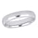 Men's 4.5mm Comfort Fit Wedding Band in 14K White Gold