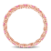 1/5 CT TGW Created Pink Sapphire Infinity Eternity Ring in 10K Rose Gold