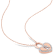 1/5ctw Diamond Heart Lock Pendant with Chain in 18K Rose Gold Over
Sterling Silver