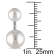 7-10.5 MM Freshwater Cultured Pearl Earrings with Jackets in Sterling Silver