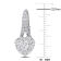 2 CT DEW Created Moissanite Heart Halo Leverback Earrings in Sterling Silver
