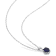 7/8 CT TGW Created Blue Sapphire Solitaire Heart Pendant with Chain in
Sterling Silver