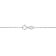 Cable Chain Necklace in Platinum, 18 in