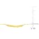 7/8 CT TGW Citrine Bead Bar Bracelet in Yellow Plated Sterling Silver