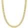 20 Inch Figaro Link Chain Necklace in 10k Yellow Gold (7 mm)