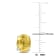 3 1/3 CT TGW Oval Citrine Stud Earrings in Sterling Silver