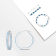 3 1/5 CT TGW Sky Blue Topaz inside-Outside Hoop Earrings in Sterling Silver