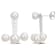 5-6.5MM Freshwater Cultured Pearl Dangle Earrings in 10K White Gold