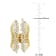 1 4/5 CT TW Diamond Multi-Row Open Cocktail Ring in 14K Yellow Gold