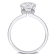 3 1/8 CT TW Lab-Grown Diamond Solitaire Ring in 14K White Gold