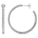 1/4 CT TW Diamond Hoop Earrings in Sterling Silver