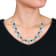139 1/2 CT TGW Sky Blue Topaz and London Blue Topaz Necklace in Yellow
Plated Sterling Silver