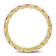 1/4 CT TGW Created Ruby Infinity Eternity Ring in 10K Yellow Gold