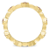 3/8 CT TGW Created Ruby and Diamond Accent Eternity Ring in 10K Yellow Gold
