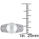 9-9.5MM Freshwater Cultured Pearl and 1/10 CT TW Diamond Ring in
Sterling Silver