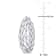 11 1/10 CT TGW Lab Grown Diamond Triple Row Hoop Earrings in 14K White Gold