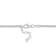 Infinity and Heart Charm Double Strand Necklace in 2-Tone Sterling Silver