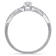 1/10 CT TGW Opal and Diamond Accent Infinity Ring in Sterling Silver