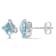 2-3/4ctw Sky Blue Topaz Stud Earrings in Sterling Silver