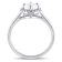 1/2 CT TGW Opal and 1/10 CT TW Diamond Halo Ring in Sterling Silver