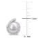 8-8.5MM Freshwater Cultured Pearl and Diamond Accent Halo Stud Earrings
in Sterling Silver