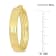 29mm 5-Row Hoop Earrings in 14k Yellow Gold