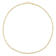 Paperclip Chain Necklace in 18k Yellow Gold Over Sterling Silver
