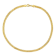 5.5MM Double Curb Link Chain Necklace in Yellow Plated Sterling Silver