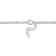Lock and Key Curblink Chain Bracelet in Sterling Silver