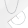 11 1/3 CT TGW Created White Sapphire Tennis Necklace in Sterling Silver