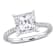 3 1/6 CT TW Lab-Grown Diamond Engagement Ring in 14K White Gold