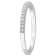 1/5 CT TW Lab-Grown Diamond Semi-Eternity Ring in 14K White Gold