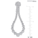 2 3/4 CT DEW Created Moissanite Open Pear Shape Dangle Earrings in
Sterling Silver
