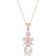 9.5-10MM Freshwater Cultured Pearl and 2 3/4 CT TGW Topaz Pendant in 18K
Rose Gold Sterling Silver
