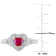 3/5 CT TGW Ruby and 2/5 CT TW Diamond Double Halo Ring in 14K White Gold