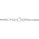 3MM Diamond Cut Figaro Chain Necklace in Sterling Silver