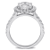 3 7/8 CT TW Lab-Grown Diamond Halo Ring in 14K White Gold