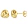Love Knot Earrings in 14K Yellow Gold