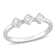 1/4 CT TW Diamond 3-Stone Ring in 14K White Gold