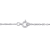 3/8 CT TGW Lab Grown Diamond Halo Necklace in 14K White Gold