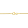 1.2MM Snake Chain Necklace in Yellow Plated Sterling Silver