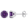 3 1/5 CT TGW Simulated Alexandrite Stud Earrings in Sterling Silver