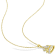 1/4 CT TGW Created White Sapphire Crown Pendant with Chain in White
& Yellow Plated Sterling Silver