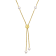 6-7 MM Freshwater Cultured Pearl Tassel Necklace in 18K Yellow Gold Over
Sterling Silver