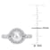 7-7.5MM Freshwater Cultured Pearl and Created White Sapphire Halo Ring
in Sterling Silver