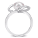 8-8.5MM Freshwater Cultured Pearl and Diamond Accent Heart Ring in
Sterling Silver